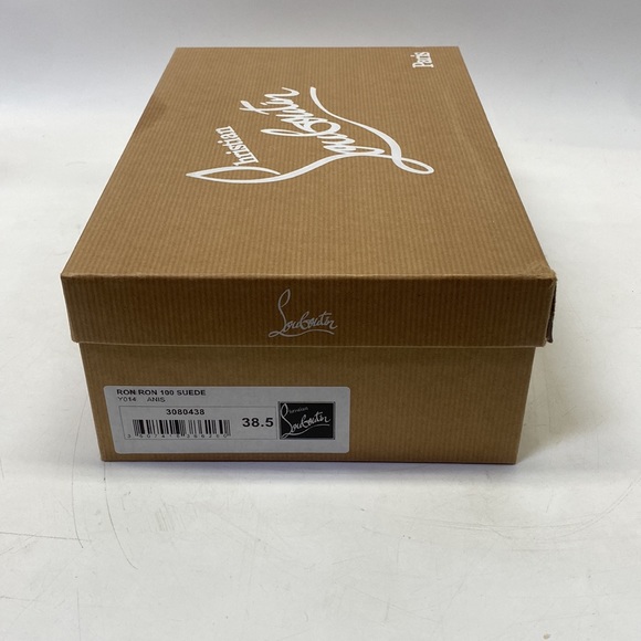 Christian Louboutin Ron Ron Suede lime green / Anis round toe high heeled pumps - Picture 14 of 16